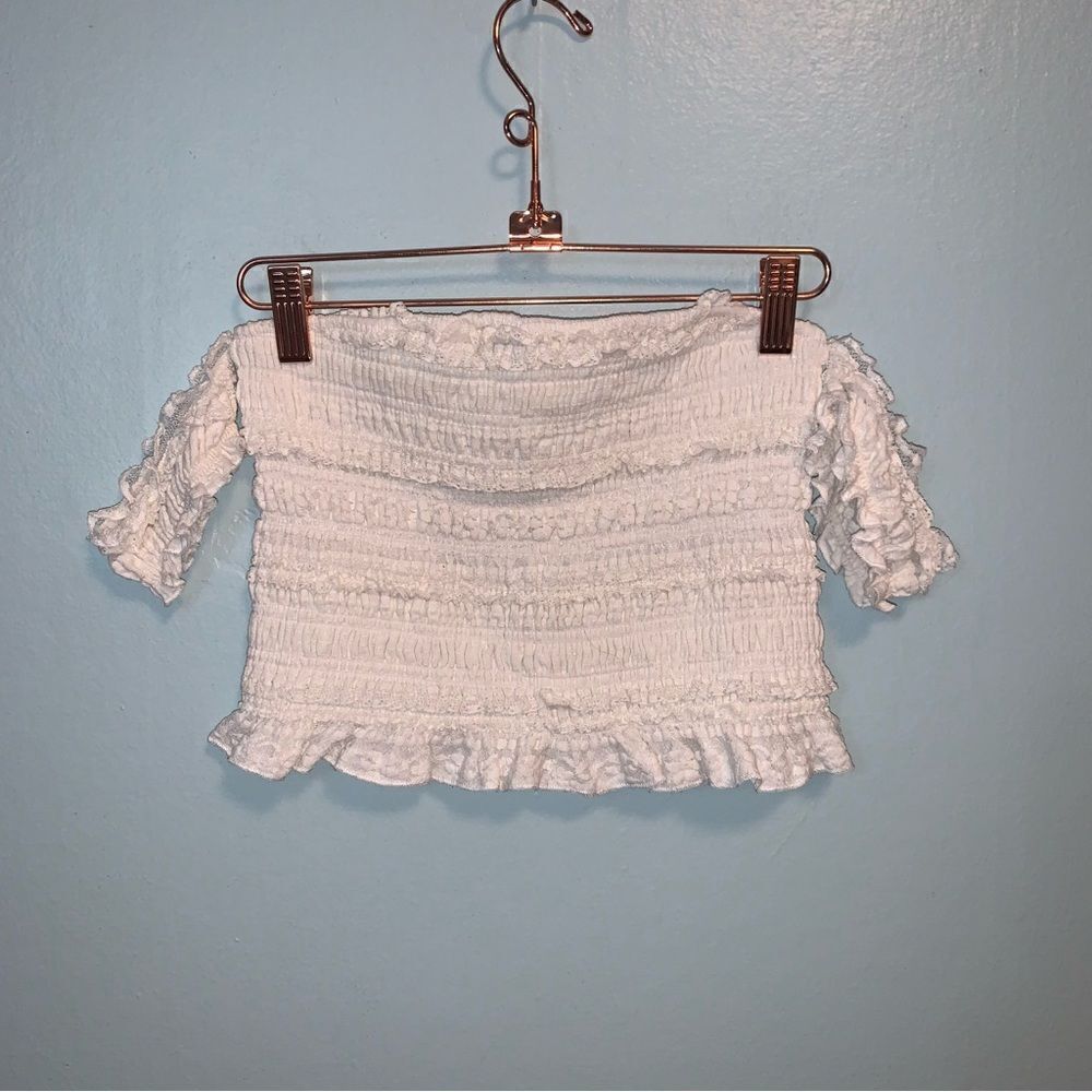 Urban outfitters off the shoulder top Medium